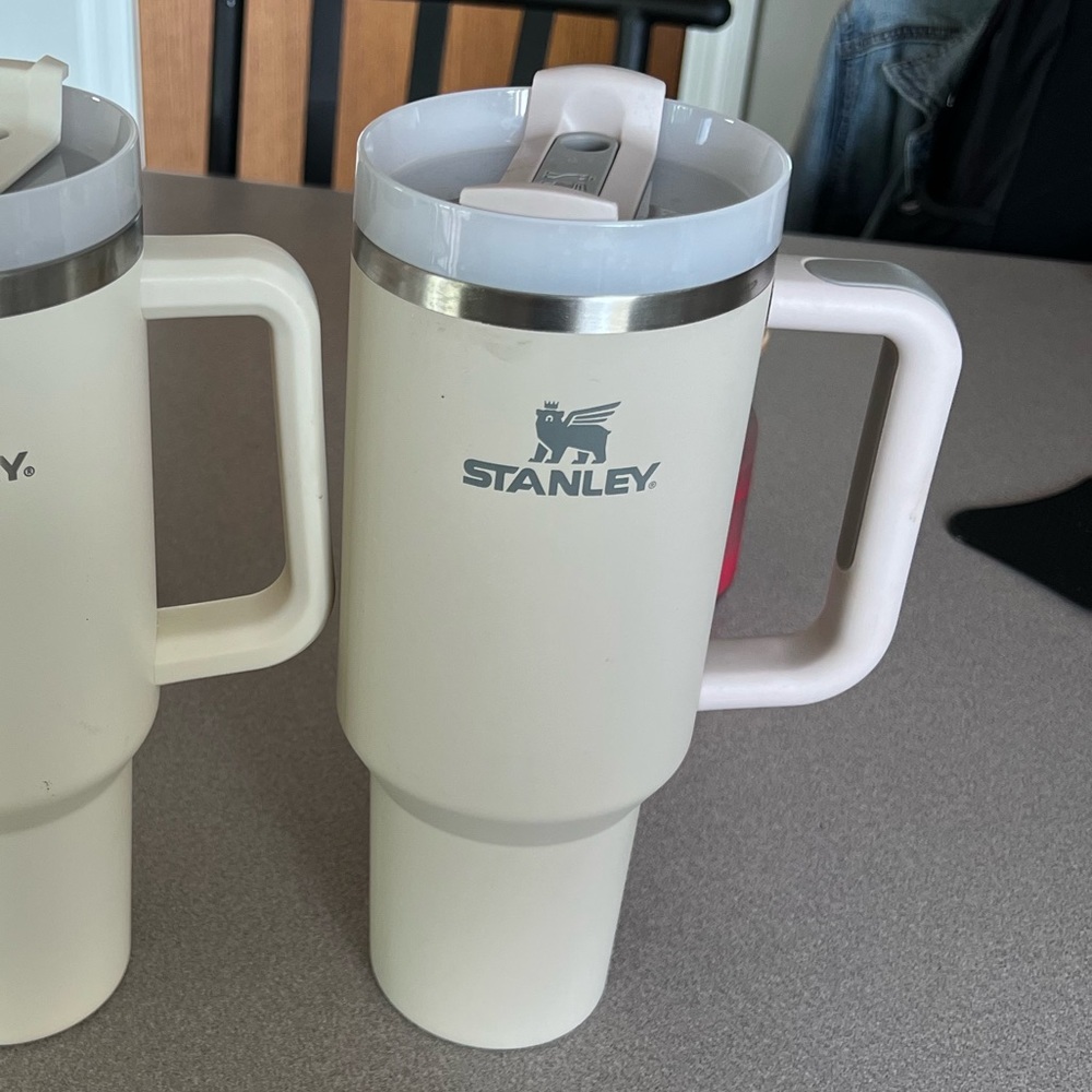 Dune colored 40 oz Stanley tumbler